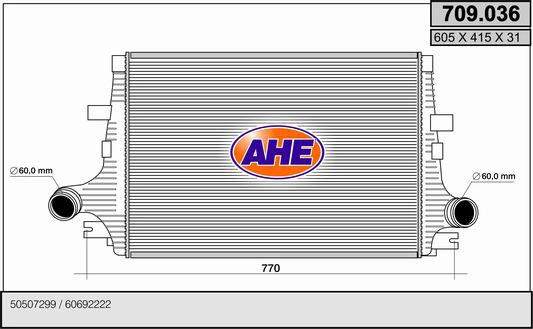 AHE 709.036 - Интеркулер