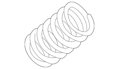 VAG 4b0511115c - ПРУЖИНА АМОРТИЗАТОРА ЗАДНЯЯ