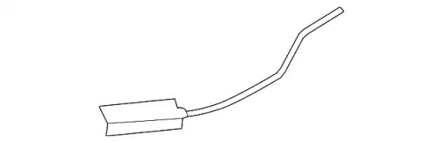 VAG 4e0823543a - трос замка капота центральный