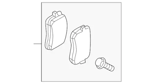 VAG 4n0698451j - Колодки тормозные задние