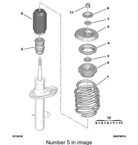 PSA 5038g6 - ДЕТАЛЬ