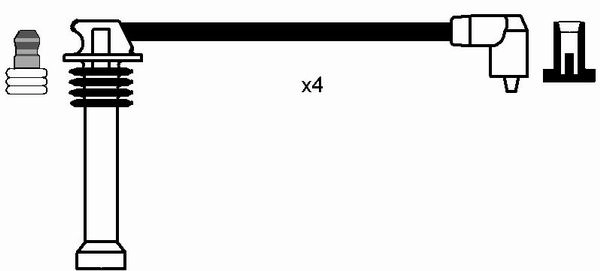 NGK 8542 - Высоковольтные провода