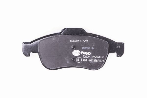 HELLA 8DB 355 015-521 - Тормозные колодки 