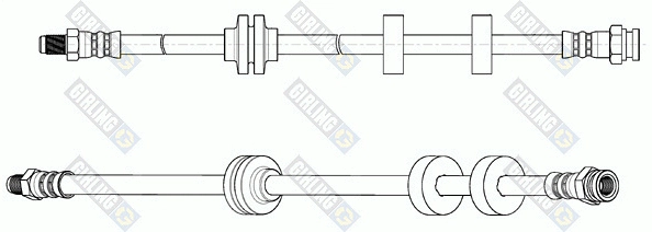 GIRLING 9002595 - Тормозные шланги