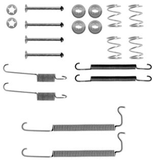 TRUSTING 9006 - Ремкомплект тормозных колодок ручника