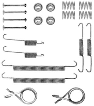 TRUSTING 9059 - Ремкомплект тормозных колодок ручника