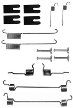 TRUSTING 9087 - Ремкомплект тормозных колодок ручника