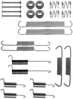TRUSTING 9107 - Ремкомплект тормозных колодок ручника