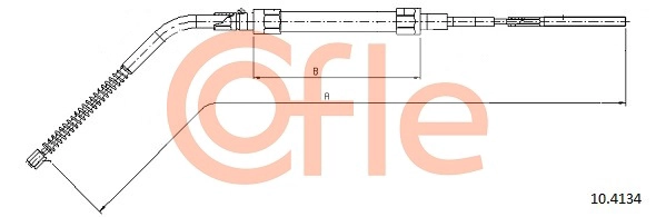 COFLE 92.10.4134 - Трос ручника