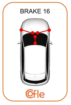 COFLE 92.10.4683 - Трос ручника