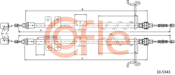 Трос ручника