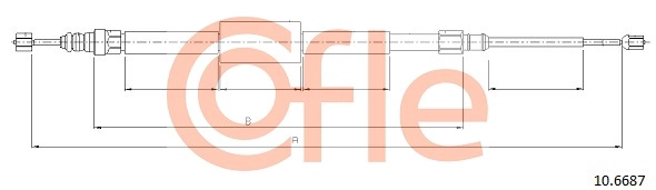 Трос ручника