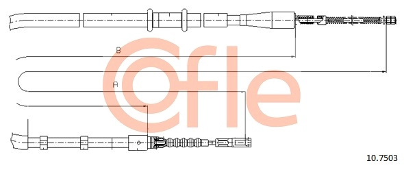 Трос ручника