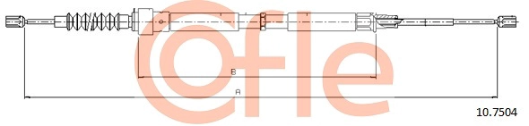 COFLE 92.10.7504 - Трос ручника