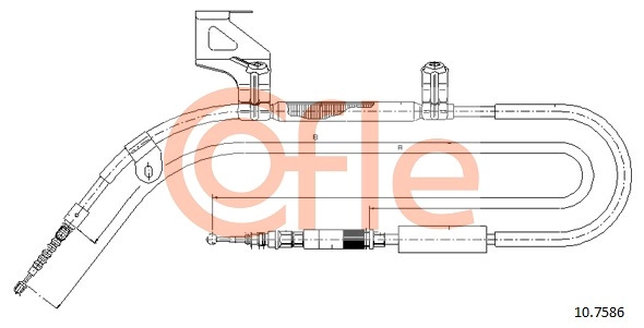 Трос ручника