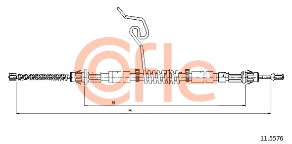 COFLE 92.11.5576 - Трос ручника