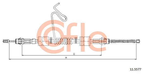 Трос ручника