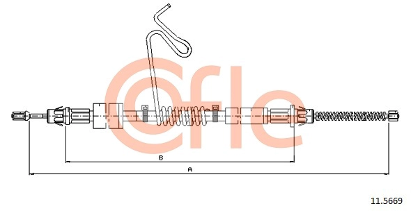 Трос ручника