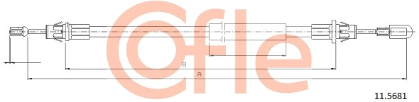 Трос ручника