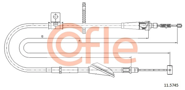 Трос ручника