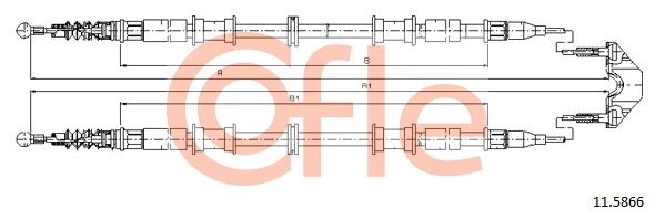 Трос ручника