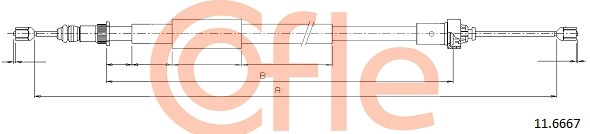 Трос ручника