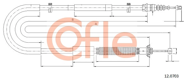 Трос ручника