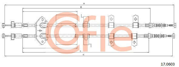 Трос ручника