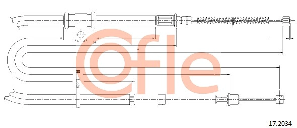 Трос ручника
