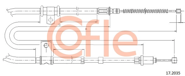 Трос ручника