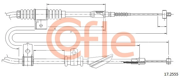 Трос ручника