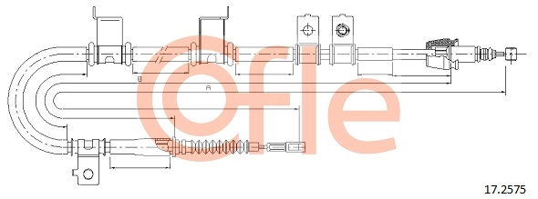 Трос ручника