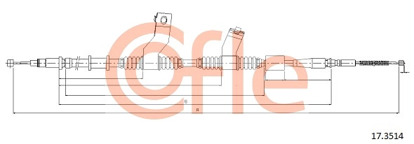 Трос ручника