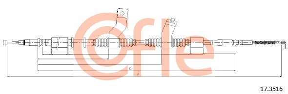 Трос ручника