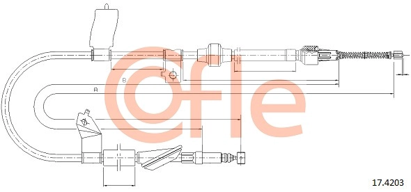 Трос ручника