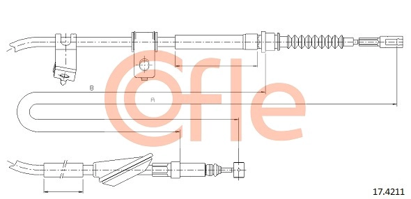 Трос ручника