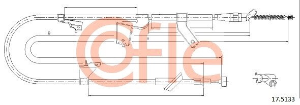 Трос ручника