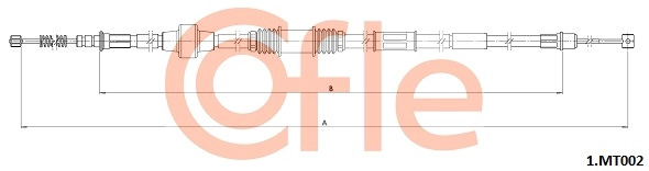 COFLE 92.1.MT002 - Трос ручника