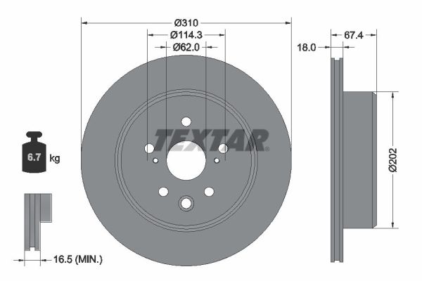 Тормозной диск PRO