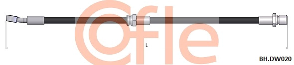COFLE 92.BH.DW020 - Тормозные шланги