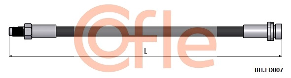 COFLE 92.BH.FD007 - Тормозные шланги