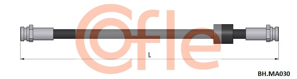 COFLE 92.BH.MA030 - Тормозные шланги