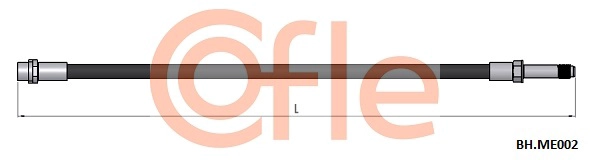 COFLE 92.BH.ME002 - Тормозные шланги