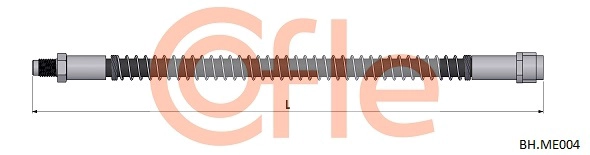 COFLE 92.BH.ME004 - Тормозные шланги