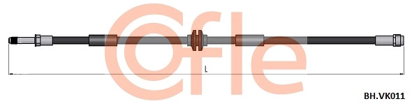 COFLE 92.BH.VK011 - Тормозные шланги
