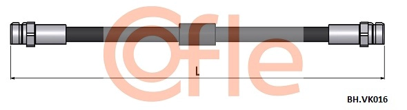 COFLE 92.BH.VK016 - Тормозные шланги