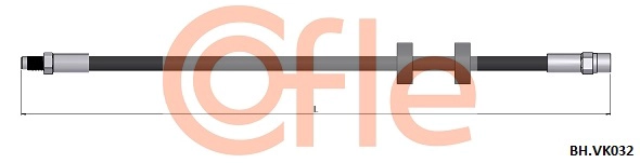 COFLE 92.BH.VK032 - Тормозные шланги