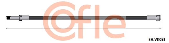 COFLE 92.BH.VK053 - Тормозные шланги