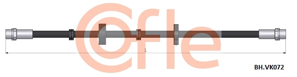 COFLE 92.BH.VK072 - Тормозные шланги