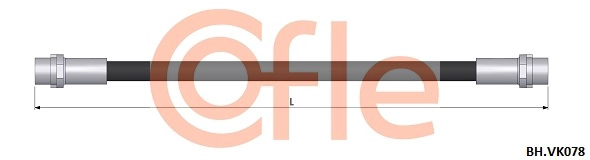 COFLE 92.BH.VK078 - Тормозные шланги